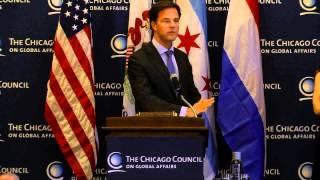 Mark Rutte at The Chicago Council on Global Affairs