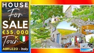 Cheap Rustic Stone House for Sale in Italy – Renovated, Garden, Barn & Stunning Views