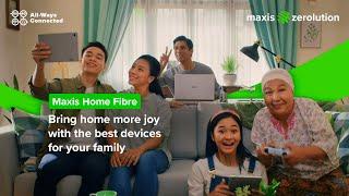 Maxis Home Fibre | Wide range of home devices with Zerolution