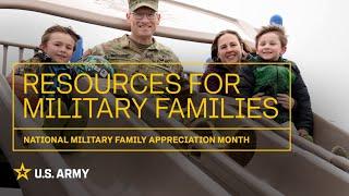 Resources for Military Families | U.S. Army