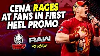 WWE Raw 3/17/25 Review | John Cena RAGES In First Heel Promo In Over 20 YEARS