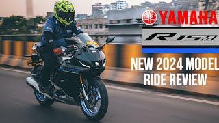 2024 Yamaha R15M New Black Color First Ride Review | No R15M Carbon Fiber Edition Yet!