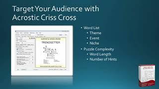 Create fun and engaging Acrostic Criss Cross Puzzles with Puzzle Maker Pro