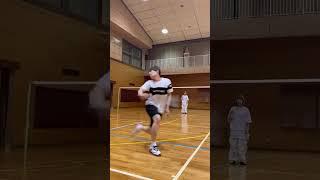 Amazing badminton skills  Respect #shorts #badminton