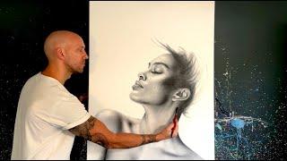 Ashvin Harrison Australian Artist Creating Lyrical Liberty Artwork