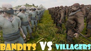 50,000 Bandits vs Villagers w/ Pitchforks | Ultimate Epic Battle Simulator 2