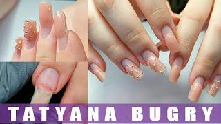 Correcting Nails After 90 DAYS! | Ballerina Shaped Nails | Russian Efile Manicure