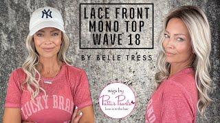 Topper Review!  LACE FRONT MONO TOP WAVE 18 by Belle Tress - WigsByPattisPearls.com