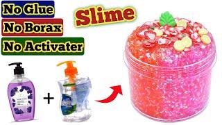 How to make Sanitizer & Handwash slime | Diy handwash slime | No glue slime recipe | Diy slime