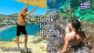 BEST GREEK ISLAND HOPPING TRAVEL ITINERARY - Best Beaches, Sunsets, and Islands! (2022/2023)