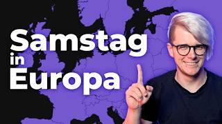 Europäische Wörter für den Samstag