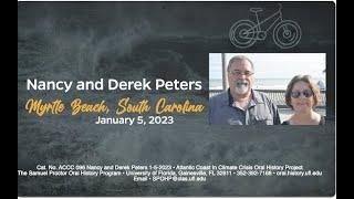 Nancy and Derek Peters,  Myrtle Beach, South Carolina. January 3, 2023