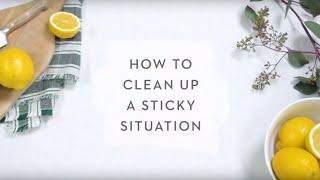 How To Remove Stickers with Lemon - Sunkist