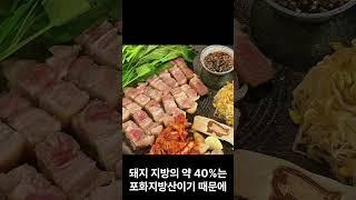 삼겹살 비계가… 슈퍼푸드라고요