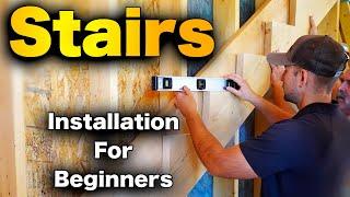 How To Build Stairs - BEGINNERS Step-By-Step GUIDE