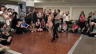 Michael & Aline - Zouk Demo - Toalha class - 2023 november 3 - Budapest