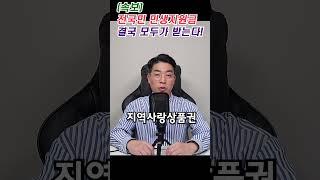 (정부발표)결국 모두가 받는 민생지원금! 역대급 추경 편성!! #전국민지원금#지역화폐#기초연금