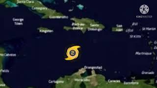 The track of major Hurricane Ivan(2004)