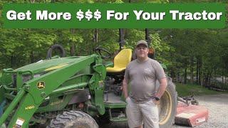 John Deere Tips for selling your tractor and getting the most money for it