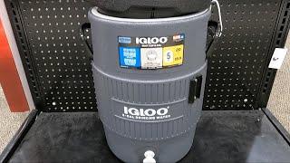 IGLOO 5 GALLON PORTABLE SPORTS COOLER WATER BEVERAGE DISPENSER CLOSER LOOK IGLOO COOLERS REVIEWS