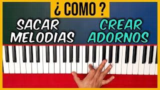 Cómo hacer melodias y adornos piano tutorial