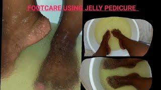 FOOT CARE TIPS AT HOME / USING JELLY PEDICURE TO PAMPER MY FEET AT HOME#pedicureathome #footcare