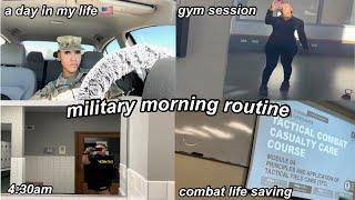 4AM Military Morning Routine | A DAY IN MY LIFE AS AN ACTIVE DUTY SOLDIER 