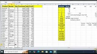 Excel advanced 101 Formulas