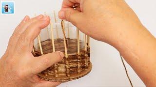 Basket weaving for beginners | Do it yourself | DIY home decor| How to basket making