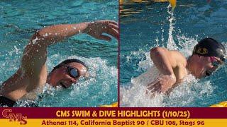 CMS Swim and Dive Highlights vs. California Baptist