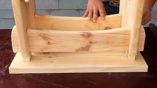 Easy And Beautiful Woodworking Ideas // Build A Wooden Chair Without Nails // Woodworking Design