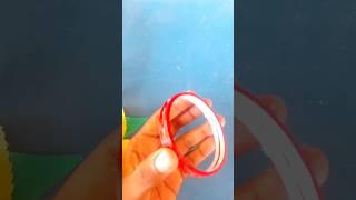 DIY old bangles convert into new #youtubeshorts #youtubepartner #diyjewellery #diybangle #shorts #