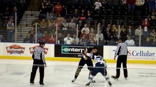 Hockey Fight OKC blazers erick lizon