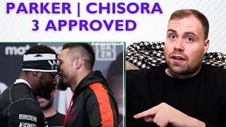 JOSEPH PARKER | DEREK CHISORA 3 APPROVED FOR SEPTEMBER