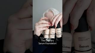 Trying the lightest shade of The Ordinary Serum Foundation