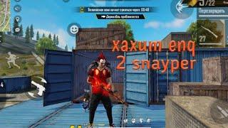 free fire hayeren:xaxum enq reting 2 snayper 12kil top2 bombb