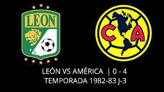 LEÓN VS AMÉRICA  0-4 | J-3 TEMPORADA 1982-83  |  ESTADIO NOU CAMP