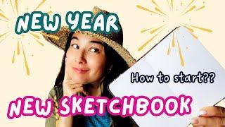 5 tips to start your SKETCHBOOK in 2025