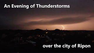 An Evening of Thunder & Lightning over Ripon, North Yorkshire