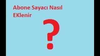 Canlı Yayına Abone Sayacı Nasıl Eklenir+OBS İndir