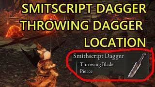 Shadow of the Erdtree Unique Weapon Type Throwing Blade. Smithscript Dagger Throwing Blade Location