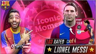 L.MESSI 103 Rated Gameplay Review  The highest Rated player in the history of pes mobile 