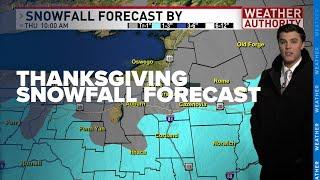 Thanksgiving snow: How much will you see in central New York?