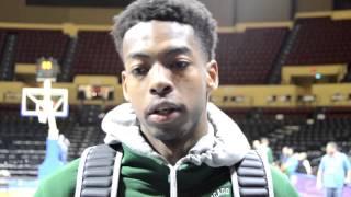 Post Game Interview With Chicago State #05 Trayvon Palmer