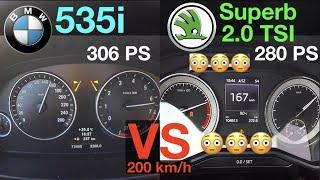 Acceleration BATTLE | BMW 535i F10 vs Skoda Superb 2.0 TSI 4x4 | 306 vs 280 PS | INSANE RESULT?!!!