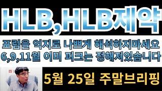 [HLB,HLB제약]포럼을 억지로 나쁘게 해석하지마세요!! 6,9,11,월 피크는 이미 다 정해져있습니다!!