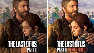 The Last of Us 2 Remastered vs Original Graphics Comparison