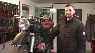 Der MDR Sachsenspiegel Report über Motorrad Meister Milz