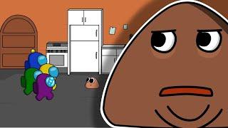 AMONG US vs. POU || kiwis ANIMATION