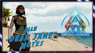 Hier findet Ihr alle "Dear Jane" Notes auf The Island  | Ark Survival Ascended | #Doctendo